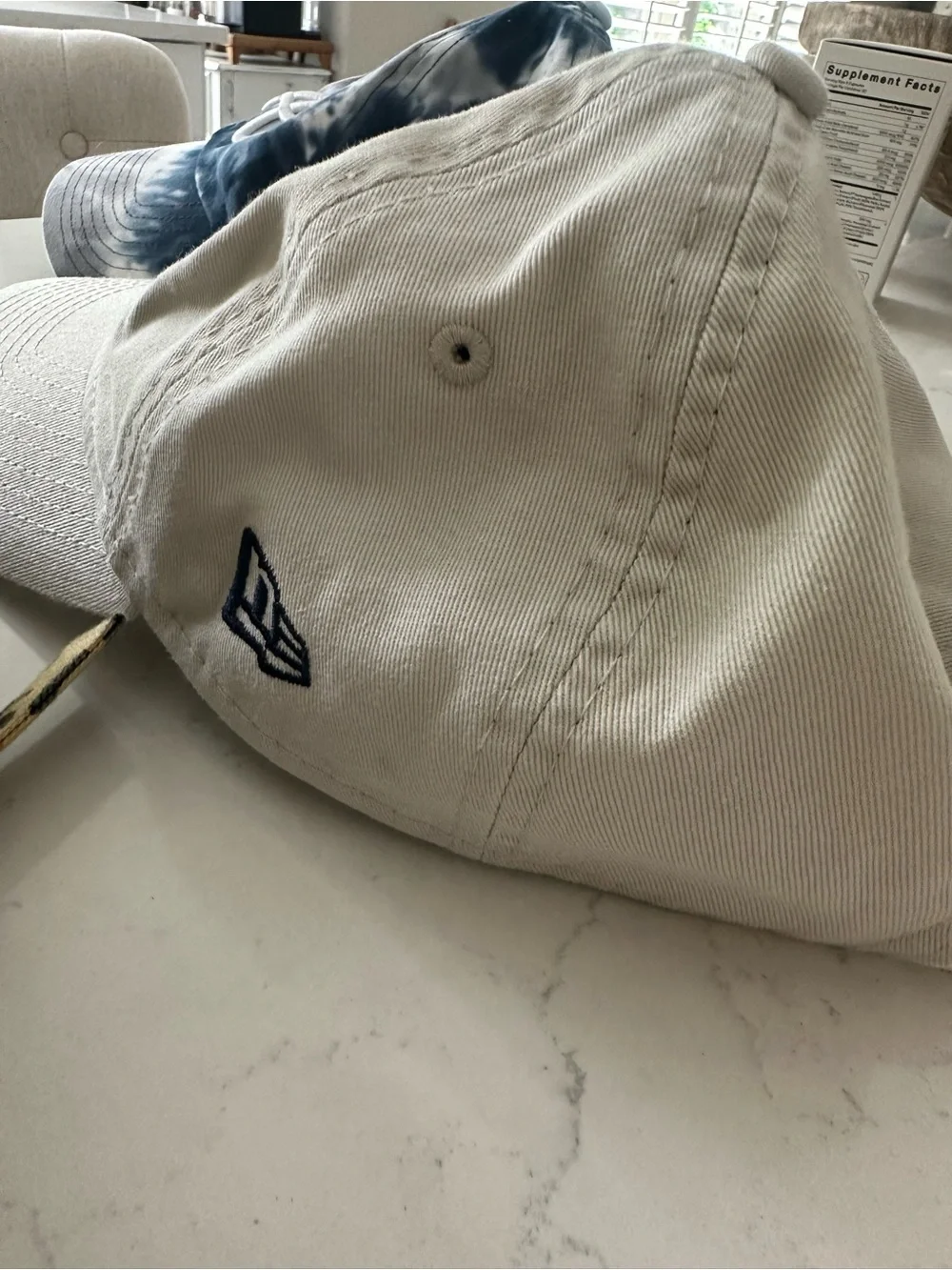 Atlanta Braves women’s Baseball Cap - White, Blue Tie-Dye & Leopard